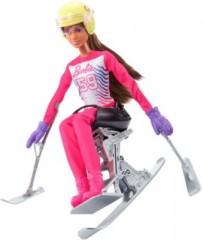 Mattel Barbie Para Sport Ski Alpin Puppe Горнолыжная кукла Barbie Para Sport