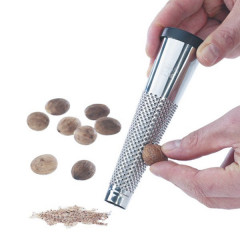 GEFU GEFU Muskatreibe mit Nussbehalter MOLA chrom Терка для мускатного ореха GEFU с контейнером для орехов MOLA