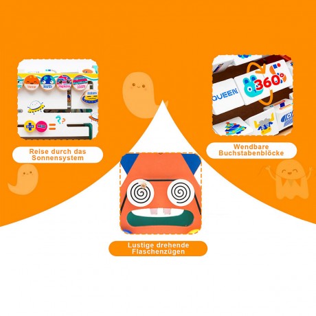 BeebeeRun Motorikwurfel motorikschleife Holzspielzeug Wurfel Кубик моторики Цикл моторики Деревянные кубики-игрушки