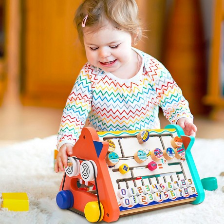 BeebeeRun Motorikwurfel motorikschleife Holzspielzeug Wurfel Кубик моторики Цикл моторики Деревянные кубики-игрушки