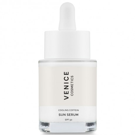 VENICE Cooling Coffein Sun Serum – LSF50 Охлаждающая солнцезащитная сыворотка с кофеином SPF50