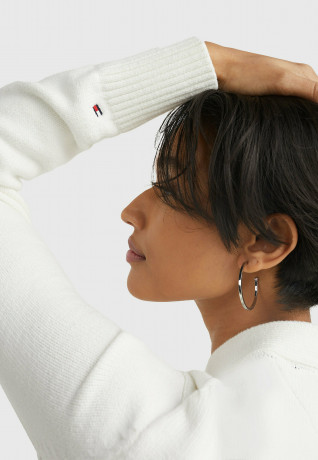 Tommy Hilfiger V-NECK Cardigan ecru V-ОБРАЗНЫЙ ВЫРЕЗ Кардиган экрю