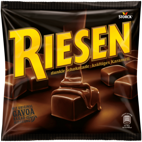 Riesen Карамельная шоколадная пирамида с темным шоколадом 217г