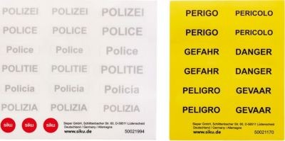 SIKU SIKU Super 2302 Mercedes-Benz E-Klasse All Terrain 4x4 Polizei 1:50 SIKU Super 2302 Mercedes-Benz E-Class All Terrain 4x4 Police 1:50