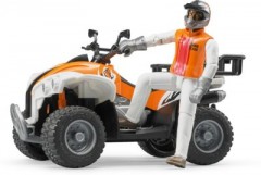 Bruder BRUDER 63000 bworld Quad mit Fahrer BRUDER 63000 bworld Quad с водителем