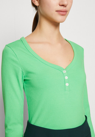 Tommy Hilfiger SLIM Long sleeved top spring lime SLIM Топ с длинными рукавами весенняя известь