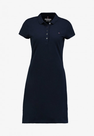 Tommy Hilfiger HERITAGE SLIM DRESS Day dress midnight HERITAGE SLIM DRESS Повседневное платье полночь