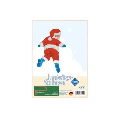 Pebaro Laubsagevorlage Kantenhocker Nikolaus Лепной шаблон края табурета Николай