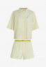 Tommy Hilfiger ITHACA STRIPE SHORT SET Pyjamas ithaca   vivid yellow КОРОТКИЙ КОМПЛЕКТ В ПОЛОСКУ ITHACA пижама Итака ярко-желтый