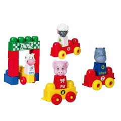 Tutor Blocks Meine ersten Magnetbausteine Tierrennen Мои первые магнитные блоки для животных