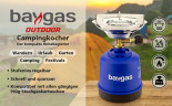 baygas baygas Gaskocher Baygas Campingkocher,Kunststoffkorper Blau,1- Flammig Gasherd–Kochfeld Газовая плита Baygas Походная плита Baygas, пластиковый корпус синий, газовая плита с 1 пламенем