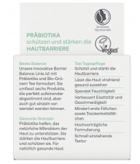 lavera Barrier Balance Tagespflege Дневной крем с пребиотиками и органическим зеленым чаем поддерживает естественный барьер кожи, 50 мл