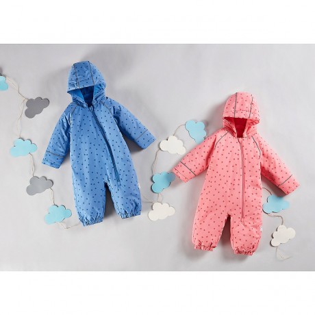 bornino Schneeoverall mit Kapuze Sterne Зимний комбинезон с капюшоном и звездой