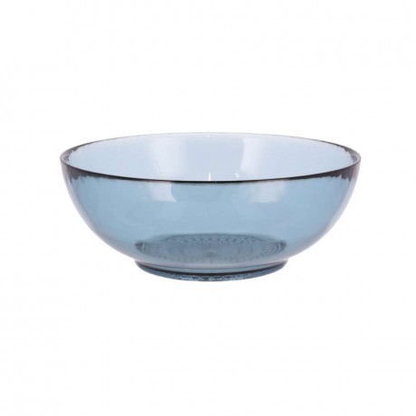 Bitz Bitz Kusintha - Glas blue Schussel d: 20 cm / h: 10,5 cm Bitz Kusintha - Миска стеклянная синяя д: 20 см / в: 10,5 см
