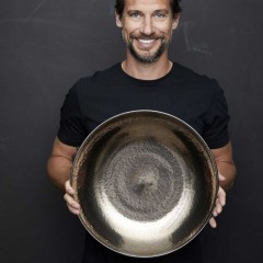 Bitz Bitz Gastro black / bronze Servierschale d: 40 cm / h: 7,5 cm Bitz Gastro черная/бронзовая сервировочная тарелка д: 40 см / в: 7,5 см