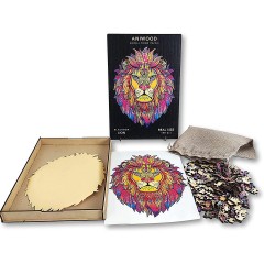 ANIWOOD Holz-Puzzle Lowe M (150 Teile) Деревянный пазл Lowe M (150 деталей)