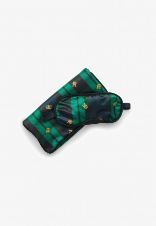 Tommy Hilfiger EYE MASK AND POUCH GIFT SET Other accessories blackwatch ПОДАРОЧНЫЙ НАБОР МАСКА ДЛЯ ГЛАЗ И ЧЕХОЛ Другие аксессуары черные часы