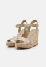Tommy Hilfiger SEASONAL WEBBING WEDGE High heeled sandals sandalwood SEASONAL WEBBING WEDGE Босоножки на высоком каблуке сандаловое дерево