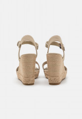 Tommy Hilfiger SEASONAL WEBBING WEDGE High heeled sandals sandalwood SEASONAL WEBBING WEDGE Босоножки на высоком каблуке сандаловое дерево
