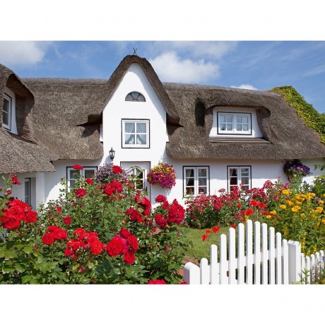 CALVENDO Puzzle CALVENDO Puzzle Reetdachhaus Пазл CALVENDO Пазл дом с соломенной крышей