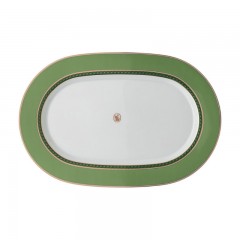 Rosenthal Swarovski x Rosenthal SIGNUM Fern Platte l: 34 cm Тарелка Swarovski x Rosenthal SIGNUM Fern l: 34 см