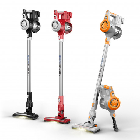 TurboTronic by Z-Line TurboTronic by Z-Line Akku-Hand-und Stielstaubsauger >8 kpa, 45 Min. Laufzeit, ultra-Leichtgewicht Boden Staubsauger, 120 W, beutellos, kabelloser Handsauger mit Wandhalterung rot Беспроводной ручной пылесос TurboTronic by Z-Line >