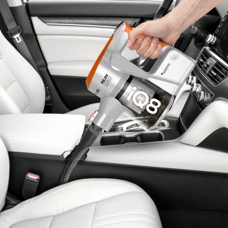 TurboTronic by Z-Line TurboTronic by Z-Line Akku-Hand-und Stielstaubsauger >8 kpa, 45 Min. Laufzeit, ultra-Leichtgewicht Boden Staubsauger, 120 W, beutellos, kabelloser Handsauger mit Wandhalterung rot Беспроводной ручной пылесос TurboTronic by Z-Line >