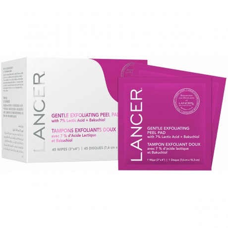 Lancer Gentle Exfoliating Peel Pads Нежные отшелушивающие подушечки для пилинга