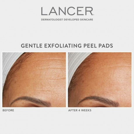 Lancer Gentle Exfoliating Peel Pads Нежные отшелушивающие подушечки для пилинга