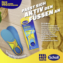 SCHOLL GelActiv Einlegesohlen EVERYDAY Gr. L 40-46,5, 1 St, Шолль Гелевые стельки для повседневной обуви, размер 40-46,5, 1 пара