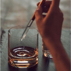 Eisch Eisch Gentleman Whisky Pipette Gold - im Geschenkkarton 16,5 cm Пипетка для виски Eisch Gentleman Gold - в подарочной упаковке 16,5 см