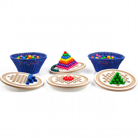 SINA®SPIELZEUG Holzspielzeug Kugelspiel In Balance klein Игра с деревянным мячом In Balance small