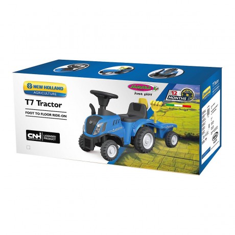 Jamara Rutscher New Holland T7 Traktor pink Трактор Rider New Holland T7 розовый