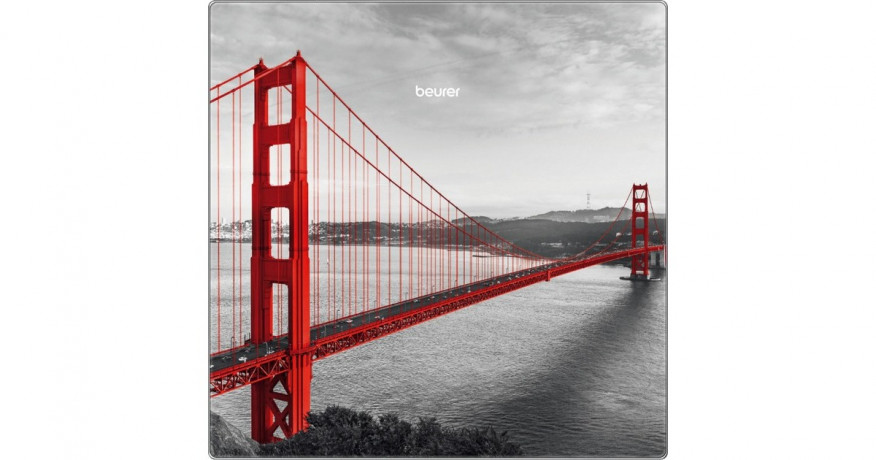 Beurer Beurer Personenwaage GS215 San Francisco grau/rot  grau/rot Персональные весы Beurer GS215 San Francisco серый/красный