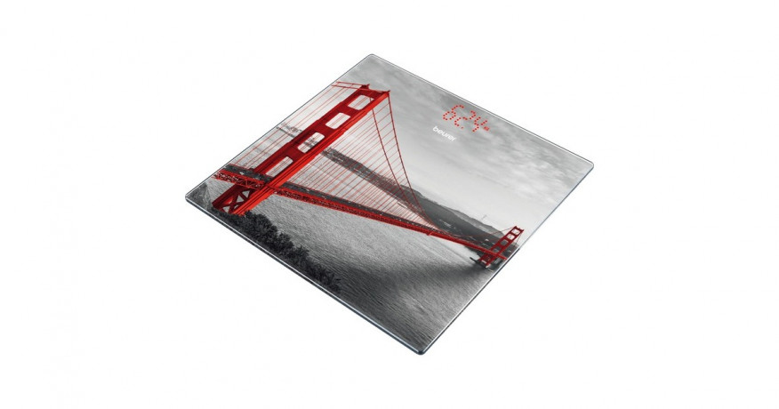 Beurer Beurer Personenwaage GS215 San Francisco grau/rot  grau/rot Персональные весы Beurer GS215 San Francisco серый/красный