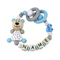 elefantasie Greifling Kleiner Rennfahrer personalisiert mit Namen Игрушка-клатч Маленький гонщик с именем