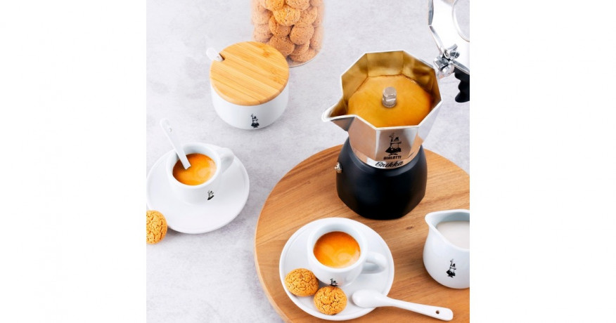 Bialetti Bialetti New Brikka, Espressomaschine silber/schwarz, 4 Tassen  silber, schwarz Bialetti New Brikka, эспрессо-машина серебристый/черный, 4 чашки