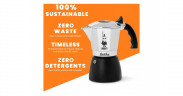 Bialetti Bialetti New Brikka, Espressomaschine silber/schwarz, 4 Tassen  silber, schwarz Bialetti New Brikka, эспрессо-машина серебристый/черный, 4 чашки