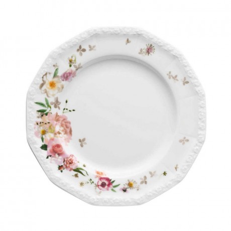 Rosenthal Rosenthal Maria Pink Rose Speiseteller 25 cm Обеденная тарелка Rosenthal Maria Pink Rose 25 см