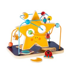 howa Motorikspielzeug Motorikschleife mit Puzzle „space fun“ Игрушка для двигательных навыков Цикл для двигательных навыков с головоломкой «Космические забавы»