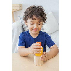 PLANTOYS Motorik Essential Serie: Stapelzylinder Motorikspielzeug Серия «Основные моторные навыки»: набор игрушек для развития двигательных навыков в виде цилиндра