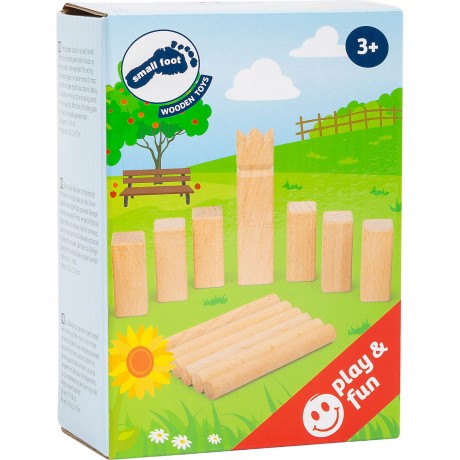 Small Foot mini Wikingerspiel Kubb мини-игра викинг Кубб
