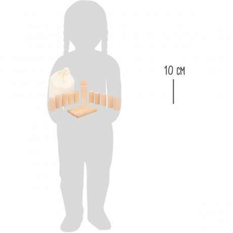 Small Foot mini Wikingerspiel Kubb мини-игра викинг Кубб