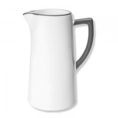 Gmundner Keramik Gmundner Keramik Grauer Rand Wasserkrug 1,2 L Керамический кувшин для воды с серым ободком Gmundner 1,2 л