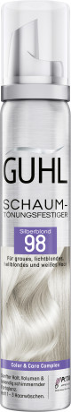 Guhl Schaum-Toenungsfestiger 98 Silberblond, 100 ml, Guhl оттеночный мусс-фиксатор 98 Серебристый блонд с маслом авокадо и ромашкой, 100 мл