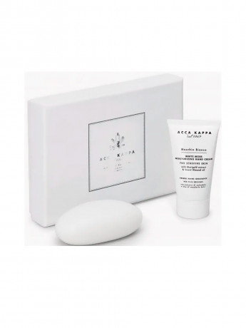 Acca Kappa White Moss Gift Set Eau de Cologne, Soap & Hand Cream  Подарочный набор White Moss: одеколон, мыло и крем для рук