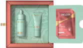 WELEDA Cell Longevity Hydra Glow Geschenkpackung, 30 ml + 20 ml + 1 Paar Augenpads, Подарочный набор Hydra Glow: сыворотка HA7 30 мл, гель-крем 20 мл и одна пара патчей для глаз