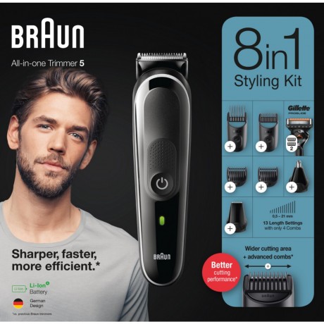 Braun MultiGroomingKit quot;5 MGK5360quot; in Schwarz МультигрумингКомплект "5 MGK5360" в черном