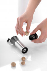 GEFU GEFU Muskatmuchle MOSCATA  schwarz/ silber GEFU Мускатный орех МОСКАТА