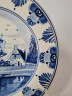 Delft Holland Декоративная тарелка "Мельница", дельфтский фарфор, 19см, Голландия, 1960-70гг.